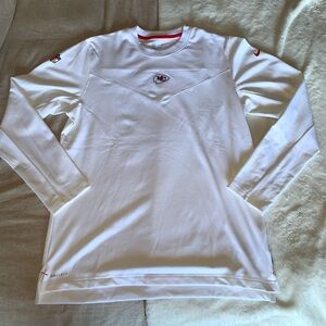 Nike Kansas City Chiefs OnField Long Sleeve Shirt Mens Large